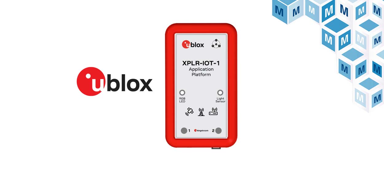 Mouser Now Shipping The New U Blox Xplr Iot Explorer Kit For Iot