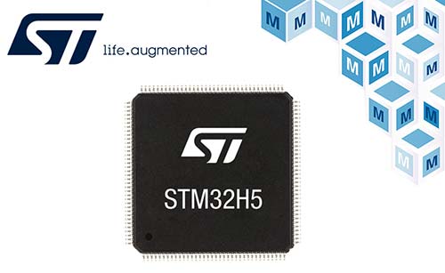 Mouser Now Stocking Stm32h5 Arm Cortex M33 32 Bit Microcontrollerfpu From Stmicroelectronics 4269