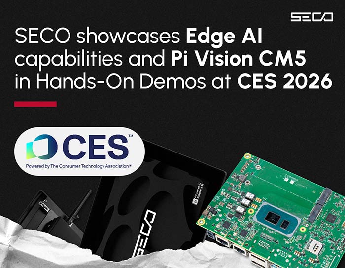 SECO showcases edge AI capabilities and Pi Vision 10.1 CM5