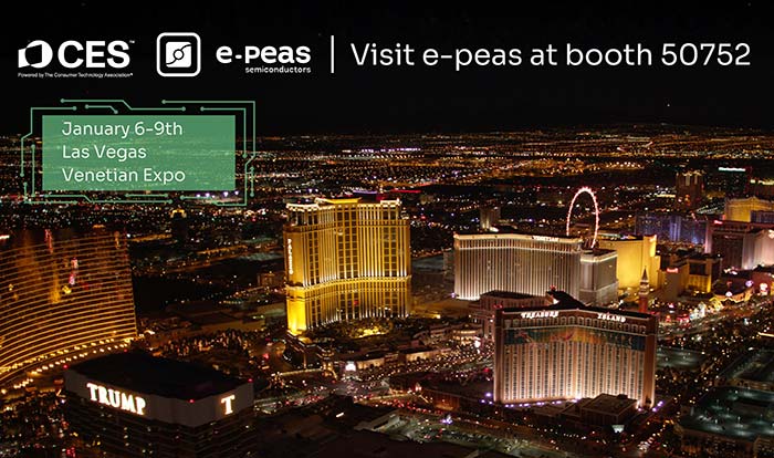 e-peas to debut AEM15820, industry’s first PMIC capable of harvesting